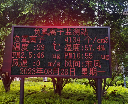 鄭州公園負氧離子監測系統廠家